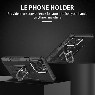 Dành Cho iphone 16 Pro Max / 15 Pro Max / 14 Plus Ốp điện thoại PC Cứng Mềm TPU Edge Bảo Vệ Camera Vòng Giá Đỡ Chân Đế Chống Sốc Mỏng Bao