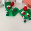 Lễ hội Treeling Tất Giáng sinh cho trẻ em Tất ống giữa có hoạt hình Đôi mắt to Từ tính Ngày lễ năm mới Hosier