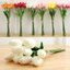 Hoa Tulip nhân tạo Bó hoa giả cảm ứng thực sự Trang trí tiệc cưới tại nhà [BK]