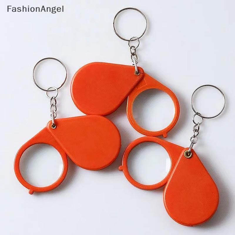 FashionAngel Gấp Kính Phóng Đại Vernier Caliper Di Động Móc Khóa Dụng Cụ Đo Nhỏ Hỗ Trợ Đọc Sách Thời Trang Chìa Khóa Ô Tô Phụ Kiện VN