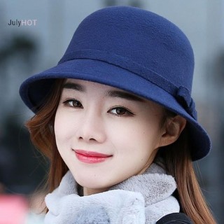 Julyhot Thu Đông Pháp Nơ Xô Mũ Nữ Ngọt Ngào Nỉ Có Hình Dạng Gấp Massivedeals