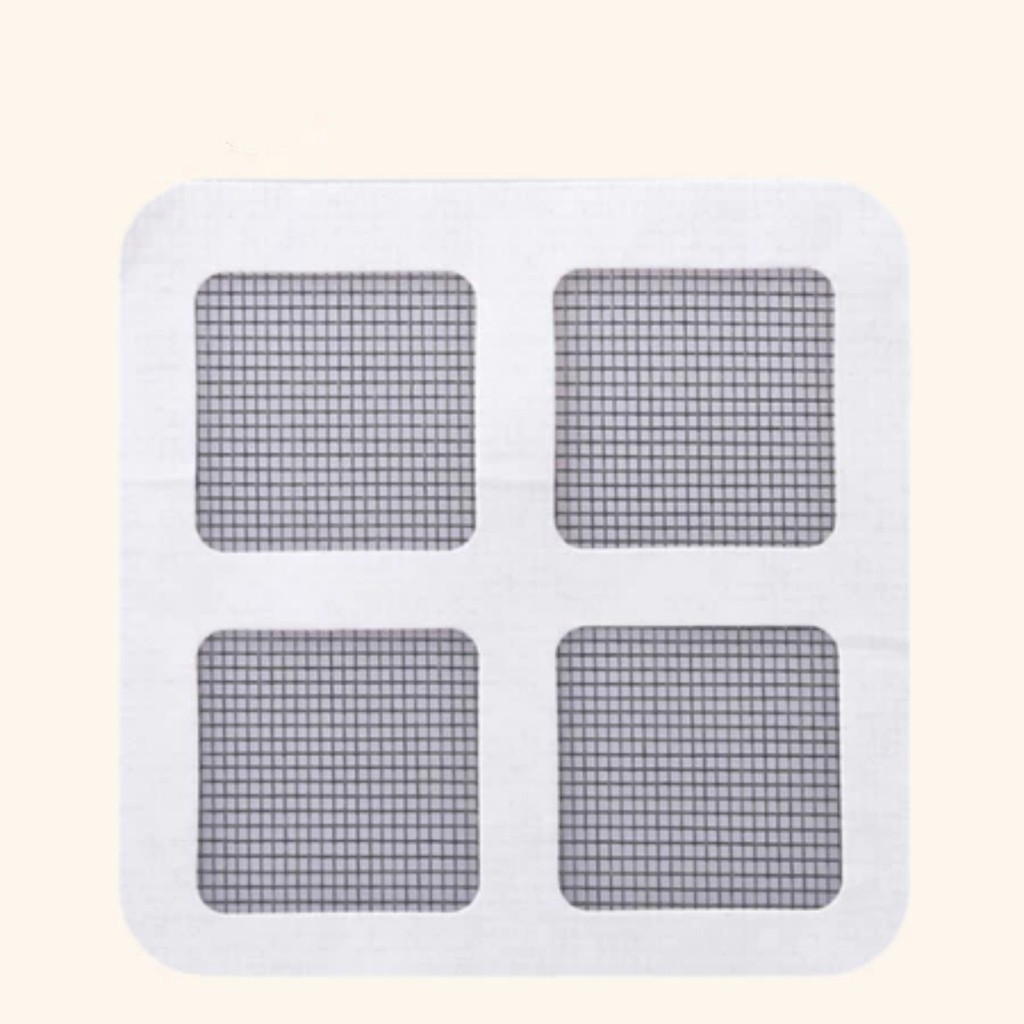 Lưới Lọc Rác Chống Tắc Set 10 Miếng Lọc Rác Nhà Tắm Miệng Cống Thoát Nước Chặn Côn Trùng 10x10cm FE123