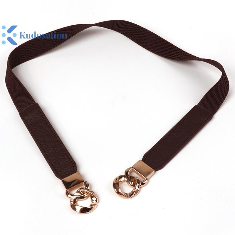 Kudosation 3 Màu Dây Xích Thắt Lưng Co Giãn Cho Nữ Áo Khoác Thắt Lưng