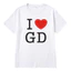 SY3 G-DRAGON 2025 tour du lịch thế giới I LOVE GD cùng phong cách Áo thun KPOP BIGBANG tay ngắn YS3