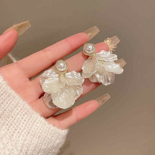 Tua Rua Vỏ Bông Tai Hoa Nữ Phong Cách Mới Nhẹ Sang Trọng Thiết Kế Niche Bông Tai Cao Cấp