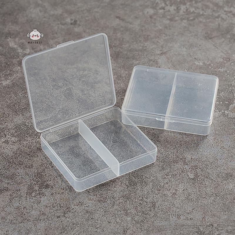 Maybest Vuông Nhựa Trong Suốt Hộp Bảo Quản Vật Dụng Nhỏ Đồ Lặt Vặt Sắp Xếp Hộp Đựng Trang Sức Hạt Hộp Đựng Dụng Cụ Phụ Kiện {VN}
