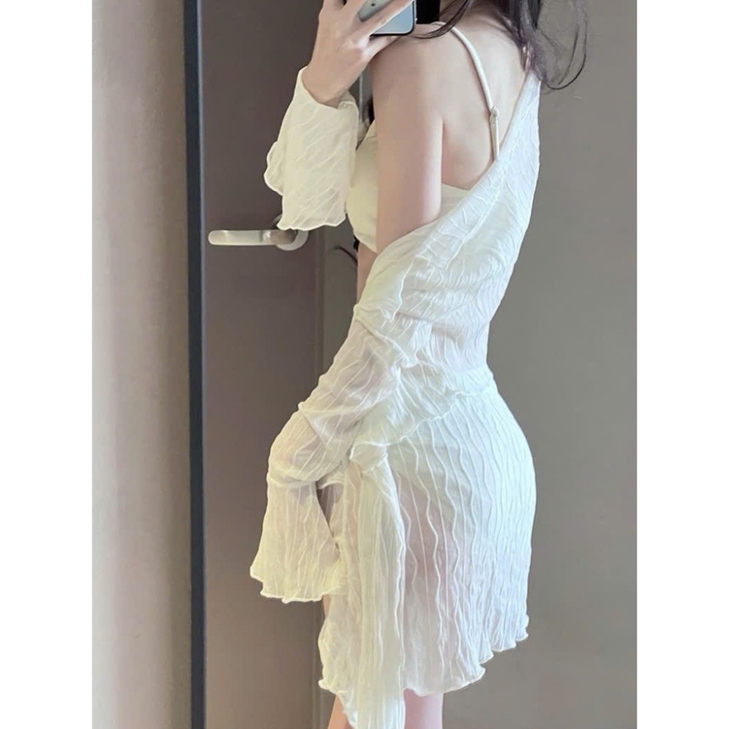 Set bộ đồ bơi bikini 4 chi tiết kèm chân váy ren sexy gợi cảm xu hướng hottrend BA BKN58