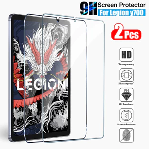 Lenovo LegionY900 2 Chiếc Full Cover HD Kính Cường Lực Trong Suốt Cho Lenovo Legion Tab Go Y900 Y700 2022 2023 2025 8.8 14.5 inch Tấm Bảo Vệ Màn Hình Máy Tính Bảng Phim Kính Chống Ánh Sáng Xanh