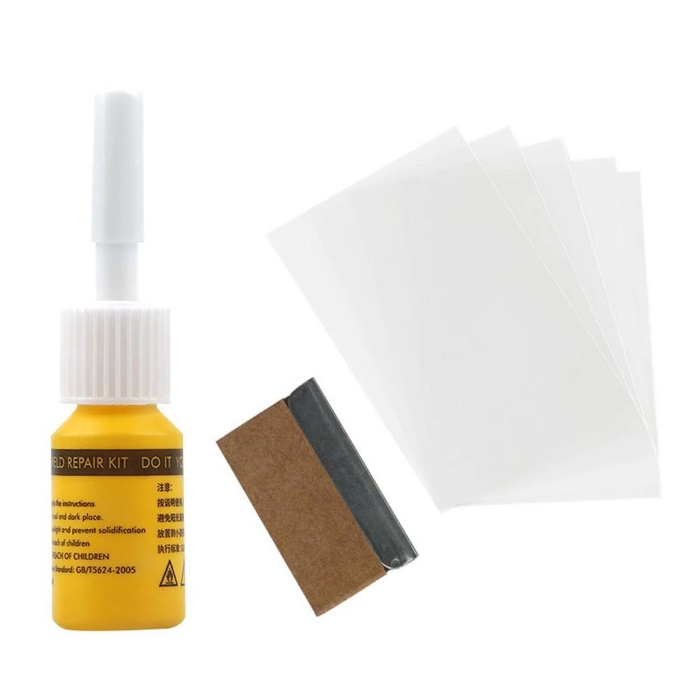 Keo dán bảo dưỡng kính PWSEND, DIY Màn hình điện thoại Glass Scratch Restore, Chất độn kính dạng lỏng Cửa sổ Crack Khôi phục Công cụ sửa chữa kính chắn gió ô tô