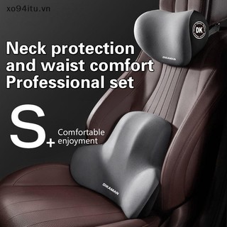 XOITU Đệm Lưng Ô Tô Hỗ Trợ Thắt Lưng Và Bộ Cổ, Đệm Công Thái Học Memory Foam Để Hỗ Trợ Lưng Dưới Tựa Đầu Cổ Tử Cung VN
