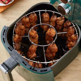 Xiên thịt nướng cho nồi chiên không dầu combo 24 xiên inox 304 không gỉ an toàn bbq