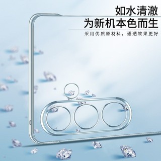 Ốp Lưng Cứng Trong Suốt Cho Samsung Galaxy A55 A15 LTE A54 A34 A24 A14 A13 5G A04S A13 A23 A33 A53 A73 A32 A52 A52S A22 4G 5G Siêu Mỏng Pha Lê Trong Suốt Không Khung Điện Thoại Bảo Vệ Ống Kính