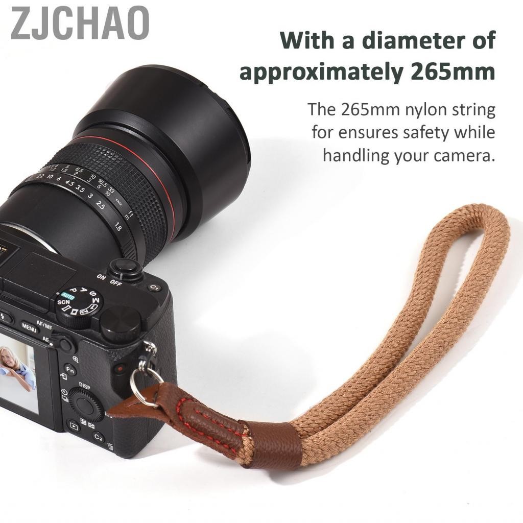 Zjchao 26.5cm Máy ảnh có thể điều chỉnh dây đeo dây buộc cho máy ảnh không gương lật DSLR DSLR