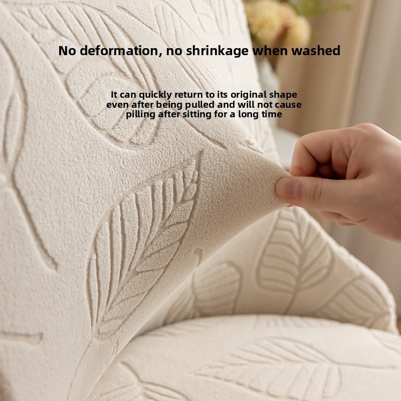 Co Giãn Cong Lưng Ghế Ăn Bao Da Jacquard Co Giãn Vòng Cung Ghế Có Thể Giặt Được Chống Bẩn Phân Trượt Cho Trang Trí Nhà