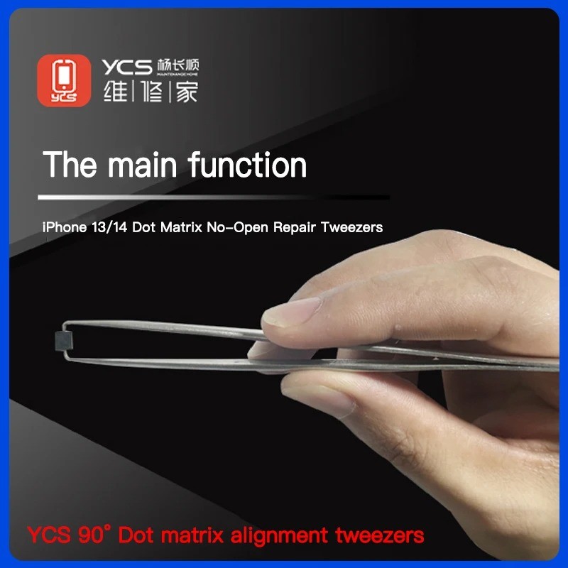YCS Độ Cứng Cao 90 Độ Sửa Chữa Mặt Dot Matrix Nhíp Cho 13 / 14 Miễn Phí Mở Chấm Ma Trận Căn Chỉnh Sửa Chữa Nhíp Dụng Cụ
