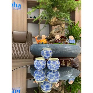 Cóng Bách Hoa xanh, cóng chim chào mào cao cấp, bộ 3 cóng đã gắn tai