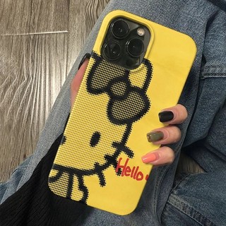 Ốp lưng 2 trong 1 Hello Cat dễ thương cho Apple 16 Pro Max iPhone 15 Phim hai lớp 14 Pro 13 / 12 / 11 Pro Max 7 / 8p Xs Max Vỏ bảo vệ chống sốc