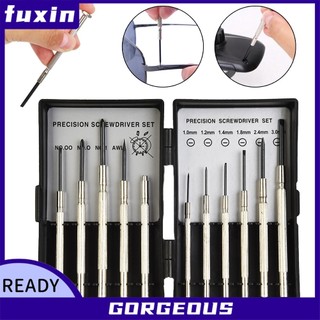 [Fuxin] 11 Chiếc Cho Bộ Tua Vít Chính Xác Cho Đồng Hồ Trang Sức Kính Vít Nhỏ Điện Tử