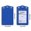 Bao đựng thẻ ID AMBU 3 ngăn, nhiều khe cắm thẻ, chất liệu da PU trong suốt, phù hợp cho thẻ tên, thẻ nhân viên, thẻ sinh viên