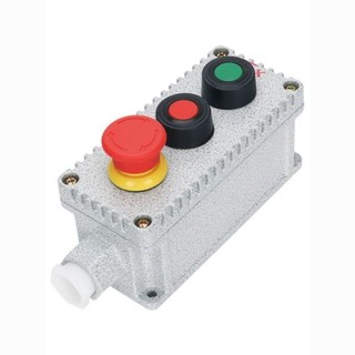 Hộp Điều Khiển Chống Cháy Nổ Bắt Đầu Dừng Loại Đẩy Công Tắc Chống Cháy Nổ Nút Nhấn Đúc Nhôm Tự Cài Lại