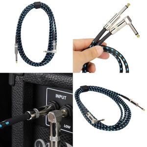 Cáp âm thanh đàn Guitar bện Nylon hạng nặng Tấm chắn đôi cho âm thanh trong suốt