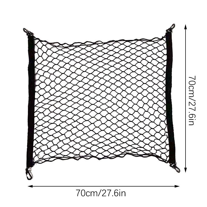 Tmoy Lưới tổ chức co giãn đa năng cho cốp ô tô, hành lý, hàng hóa, túi lưới nội thất