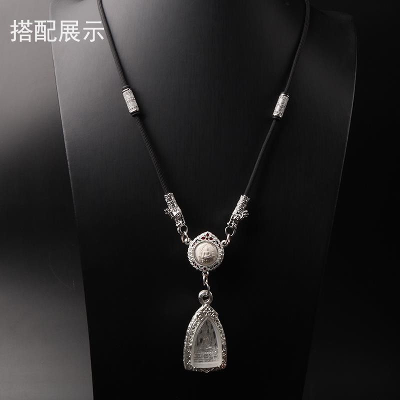 T Thái Lan Bùa Dây Bùa Hộ Mệnh Dây Mặt Dây Vòi Micro Kim Cương Nhẫn Màu Vàng Bạc Ba Treo Dây Sáp Vòng Cổ 10.26