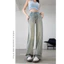Quần jeans nữ Osiris màu sáng dáng đứng, quần bò nữ lưng cao thời trang Xứ A Nam kiểu Pháp mùa hè
