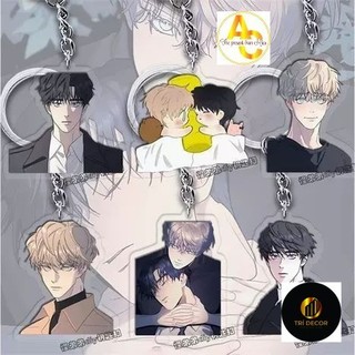 Móc khóa CÂY KHÔNG RỄ mica acrylic in hình BL boylove xinh xắn