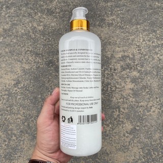 DẦU GỘI GIỮ MÀU công nghệ Ý Color Shampoo 2in1 Conditioner ALGO 1000ml [ TN ]