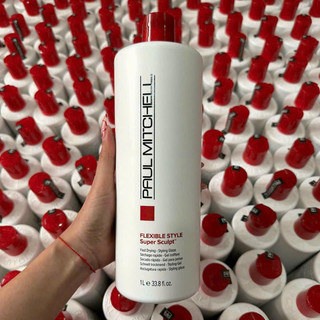 Gel tạo nếp tóc uốn mùi táo xanh Paul Mitchell Flexible Style Super Sculpt 1000ml [ TN ]