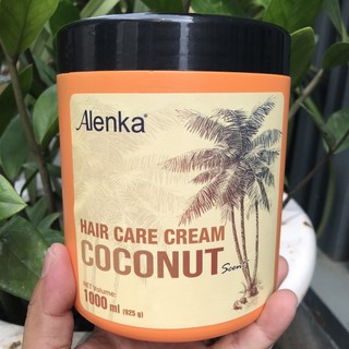 Dầu hấp ủ tóc siêu mượt Coconut Hair Care Cream Alenka 1000ml [ TN ]
