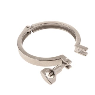 LOVIVER 25mm / 50.5mm / 64mm / 77.5mm / 91mm / 106mm / 119mm Ferrule Kẹp thép không gỉ Phụ kiện vệ sinh cho