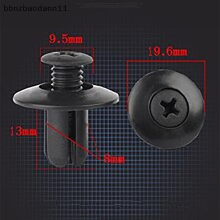 [BBNZDD] 50 / 100 Chiếc 8 Mm Nhựa Đinh Tán Dây Vít Ô Tô Cản Lưng Đinh Tán Đen Dây Buộc Xe Kẹp Cho TRX680 TRX650 BVAH