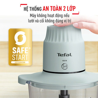 Máy xay thực phẩm Tefal Choppeo MB603166 - 500W, 2L, cối thủy tinh, bảo hành chính hãng 24 tháng