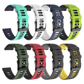 Dây đeo silicon hai màu 22mm cho Amazfit GTR 4 3 2 COROS PACE 3 2 Dây đeo đồng hồ Vòng đeo tay phát hành nhanh cho dây đeo cổ tay Amazfit GTR 47mm Correa