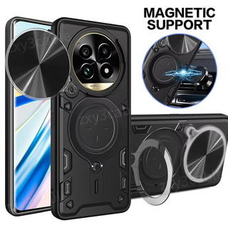 Vỏ Giá Đỡ Từ Tính Chống Sốc Cho Realme 13 + 13 Pro Plus 4G 5G 2024 Vỏ Điện Thoại Cho Realme13 + 13Pro 13Pro + 13Proplus Giá Đỡ Đứng Trường Hợp
