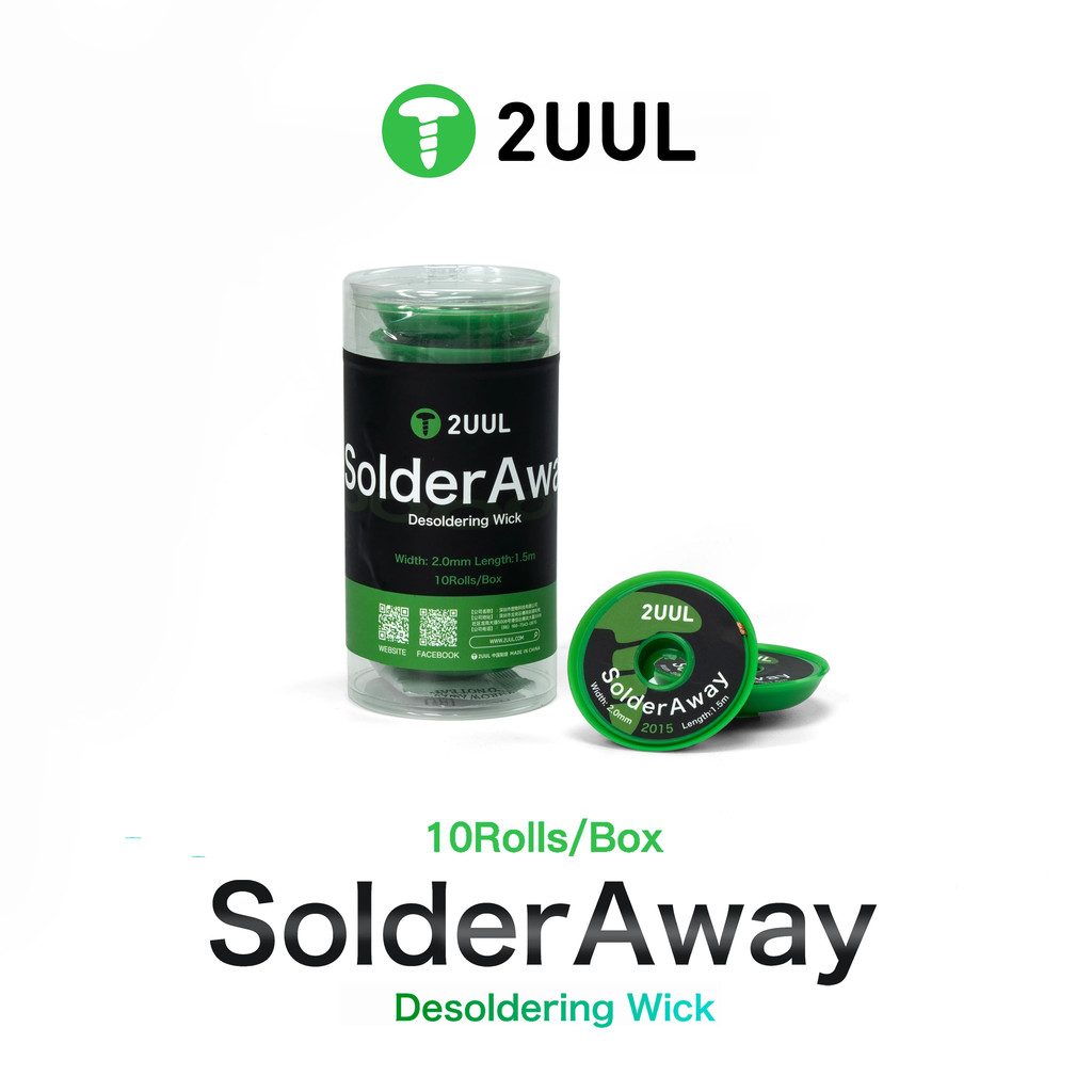 2UUL DW11 10 Cuộn / HỘP Hàn Đi Desoldering Wick 2015 Cho Điện Thoại Di Động PCB Bo Mạch Chủ Hàn Sạch Desoldering Braid Dụng Cụ