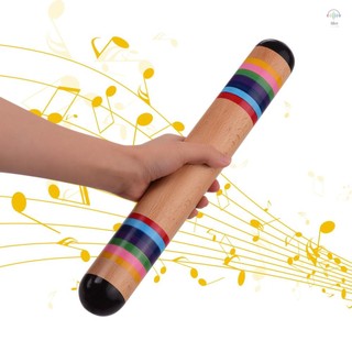 Gỗ Rainstick Rainmaker Rain Shaker Nhạc Cụ Đồ Chơi Cầu Vồng Màu Cho Trẻ Em Người Lớn