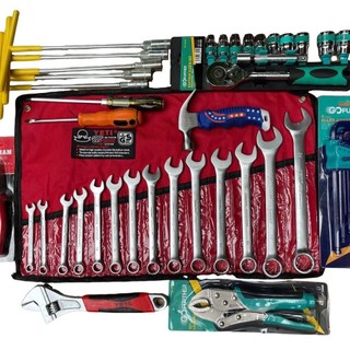 Combo 10 món đồ nghề sửa xe đầy đủ, bộ dụng cụ sửa xe máy tiện ích - C10