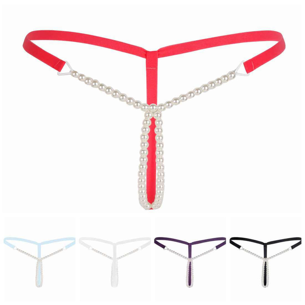 YOOJOO Nữ Đồ Lót Ngọc Trai Bikini Massage Chữ G Quần Lót