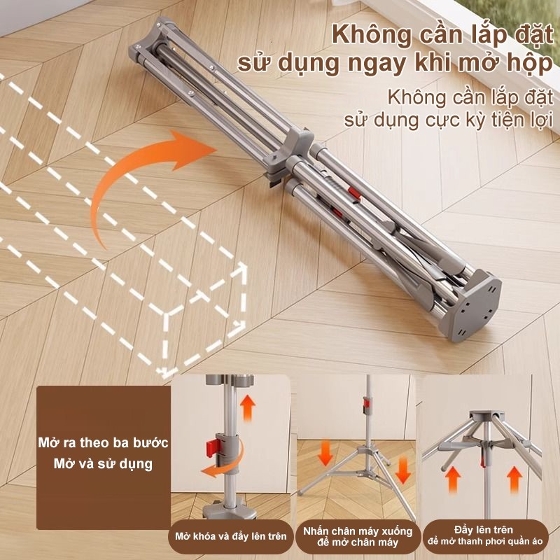 𝐎𝐥𝐢𝐟𝐞Giàn Phơi Quần Áo  Inox Sào Treo Đồ Thông Minh Gấp Gọn Giá Treo Đồ Cao Cấp