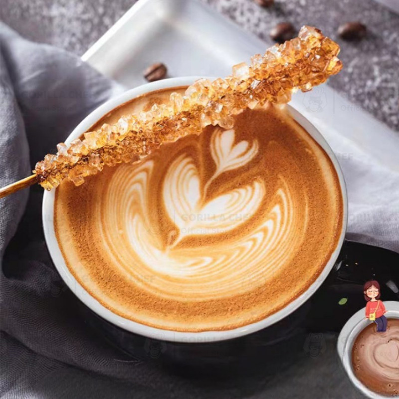 Ca đánh sữa latte art inox 304 có chia vạch 2 mặt, dung tích chuẩn không làm tròn