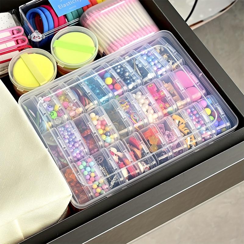 Maybest DIY Thêu Hộp Bảo Quản, Trang Sức Móng Tay Nghệ Thuật Hộp Đựng Khảm Kim Cương Giả, Hộp Bảo Quản Đa Năng {VN}