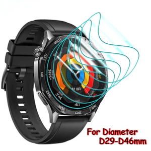 3 500D HD Trong Suốt Mềm Hydrogel Cho Đường Kính 29mm 30mm 31mm 32mm 33mm 34mm 35mm 36mm 37mm 38mm 39mm 40mm 41mm 42mm 43mm 44mm 45mm 46mm Tấm Bảo Vệ Màn Hình Đồng Hồ Chống Cháy Nổ
