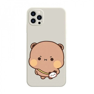 Ốp điện thoại hoạt hình One Two Bubu cho iPhone16 / 15 / 14 / 12 / 11 / 13 PRO MAX / PLUS / Mini / X XS XR 6 / 7 silicon lỏng bảo vệ toàn diện vỏ mềm chống rơi chống sốc