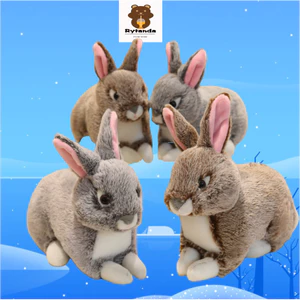 Rytanda Kawaii Thỏ Gối Đồ Chơi Mô Phỏng Dễ Thương Thỏ Sang Trọng Đồ Chơi Mềm Đầy Động Vật Búp Bê Trẻ Em Đồ Chơi Nhẹ Nhàng Gối Ngủ Quà Tặng Sinh Nhật Giáng Sinh