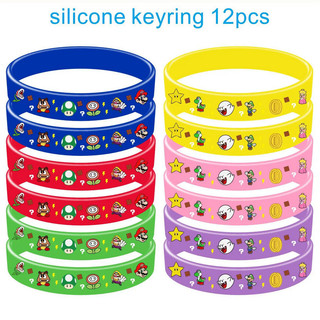 Vòng tay Super Mario Vòng tay silicon bền bỉ Trang trí tiệc sinh nhật Quà tặng Trẻ em Trang trí phù hợp