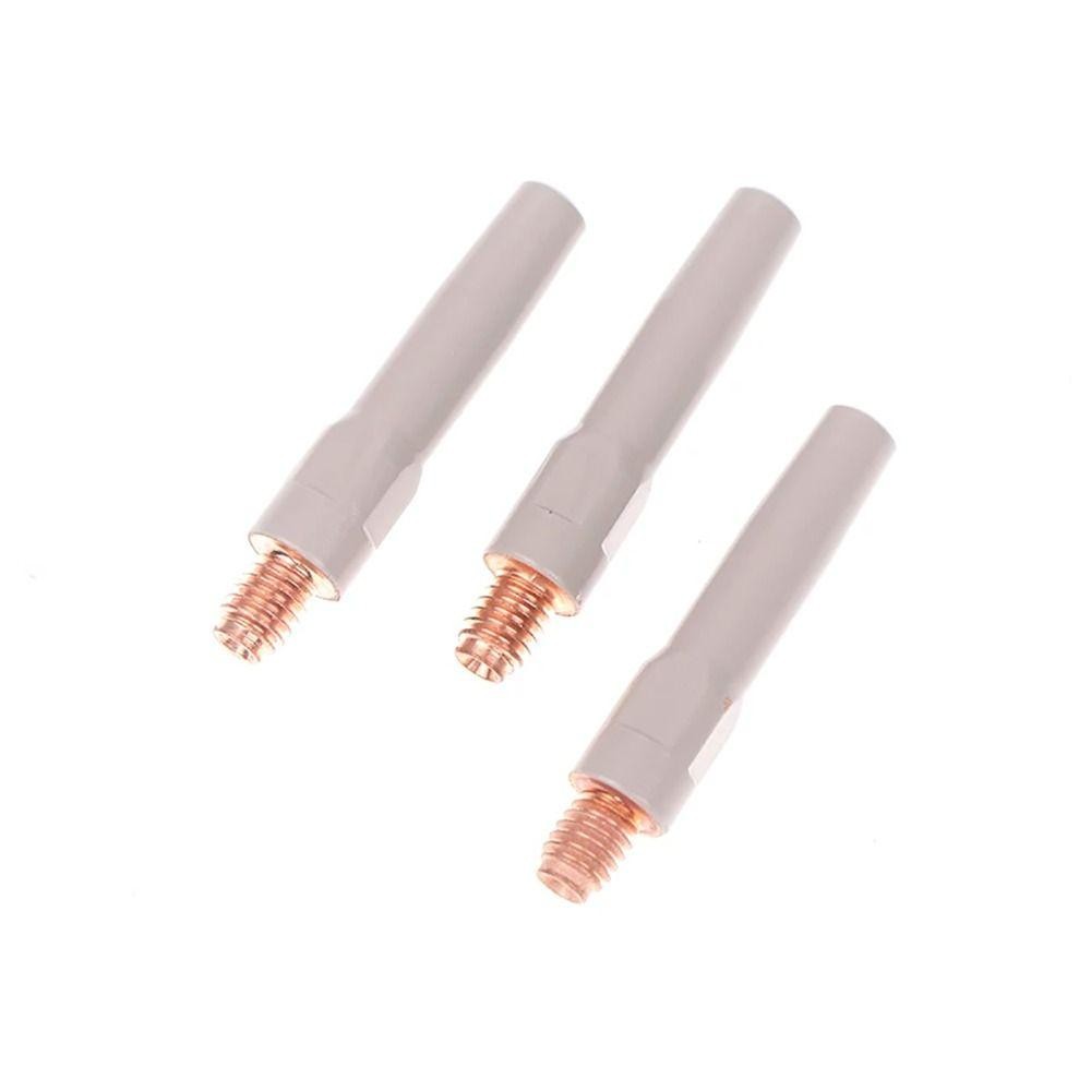 YMIFI 1 Cái Đầu Phun MIG, Lớp Phủ Đồng Bảo Vệ Đầu Tiếp Xúc Hàn, Bền Dẫn Điện 0.8 / 1.0 / 1.2mm 45mm Bộ Phận Dụng Cụ Hàn