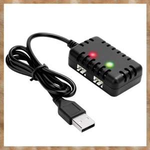Bộ sạc 2 trong 1 2S 7.4V có đầu nối XH-3P cho ô tô & xe tải RC AX24 SCX24, pin Lithium 7.4V 2S